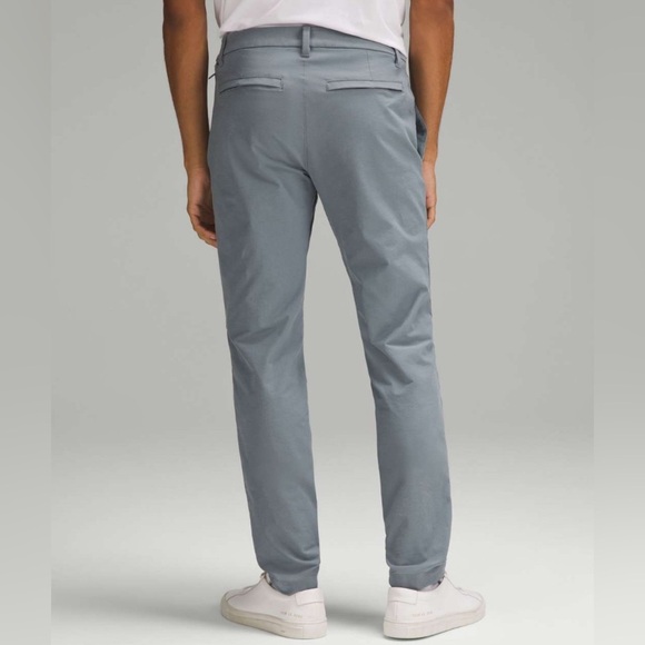 NWT Lululemon ABC Slim-Fit Trouser Stretch Cotton VersaTwill Belgian Blue 38 - Picture 4 of 4